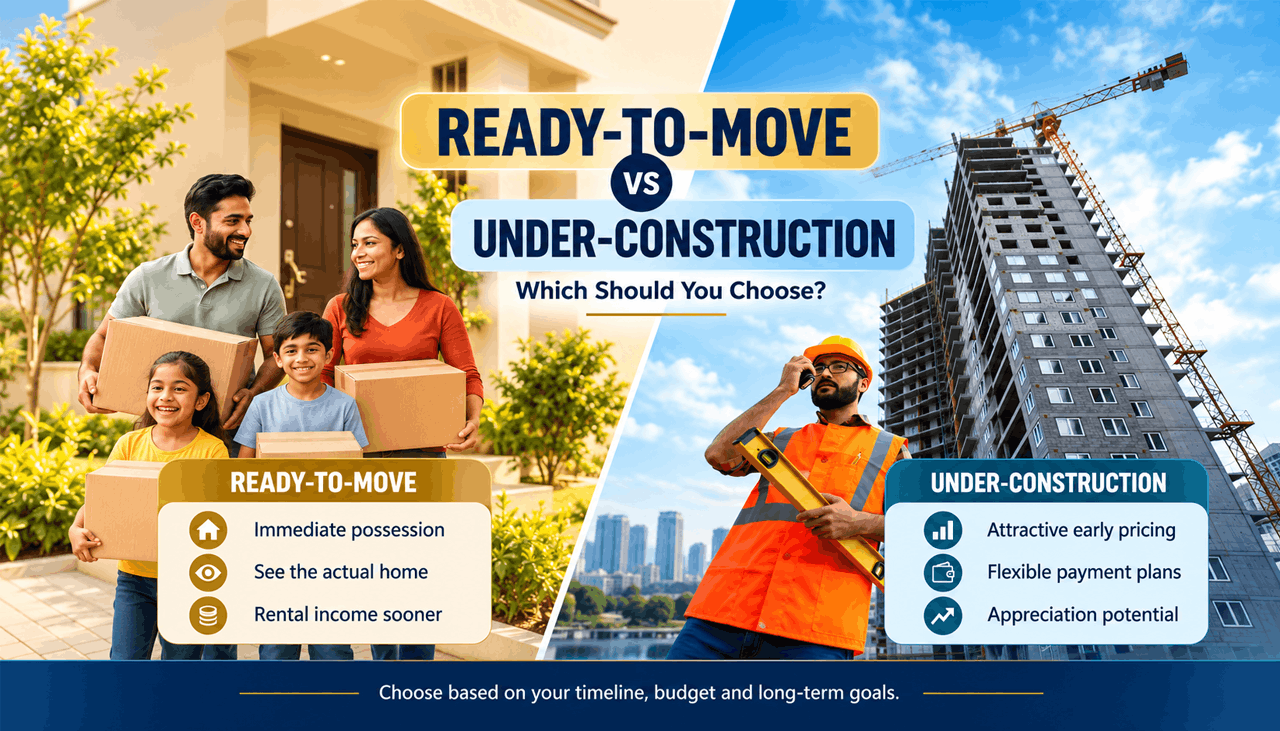 Ready-to-Move vs Under-Construction Flats: Which Should You Choose?